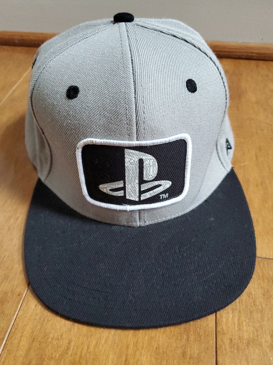 Sony PlayStation Makerwear 2 Tone Patch Logo Snapback Hat. Very 