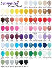 Sempertex fashion balloons different sizes and colors 5 in 9 in 12 in 18in