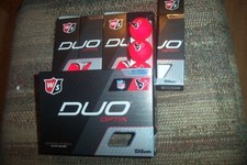 1 dz BRAND NEW 2020 Wilson Staff Duo Optix golf balls red Houston Texans