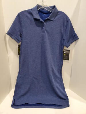 Nike Women's Polo Dress Navy Blue-AJ5690-492-Size Small-Zipped Pockets-MSRP  $80