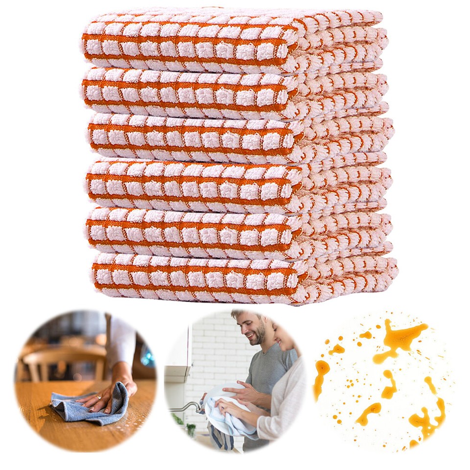 Set 5 Asciugamani Mano - Ultra Assorbenti Con Occhiello Per Cucina E Bagno - Foto 11