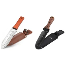 Hori Hori Garden Knife Weeding&Digging Tool Full-Tang Garden Knife Oxford Sheath