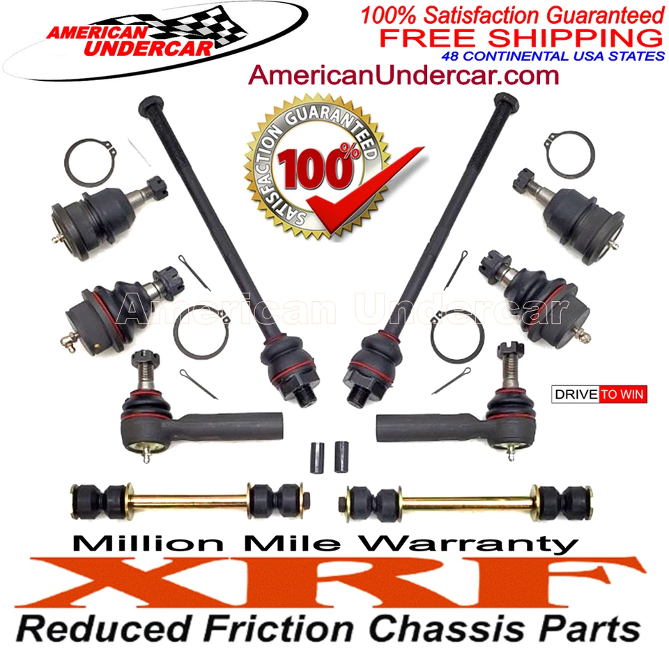 Cadillac Chevrolet GMC 1999 - 2007 XRF Ball Joint Tie Rod Link Steering Kit - Image 2 of 4