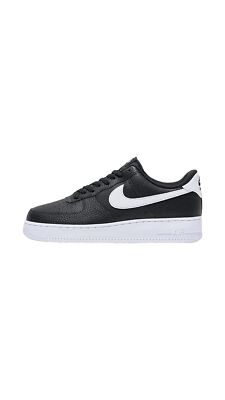 MENS NIKE AIR FORCE 1 CLASSIC SNEAKER '07_BLACK/WHITE CT2302-002-SIZE 9.5