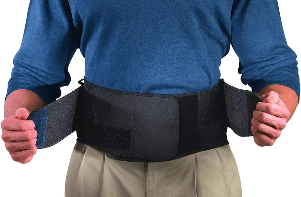 MUELLER Sports Medicine Adjustable Lumbar Back Brace w/ Removable Pad - Regular - Image 4 of 4
