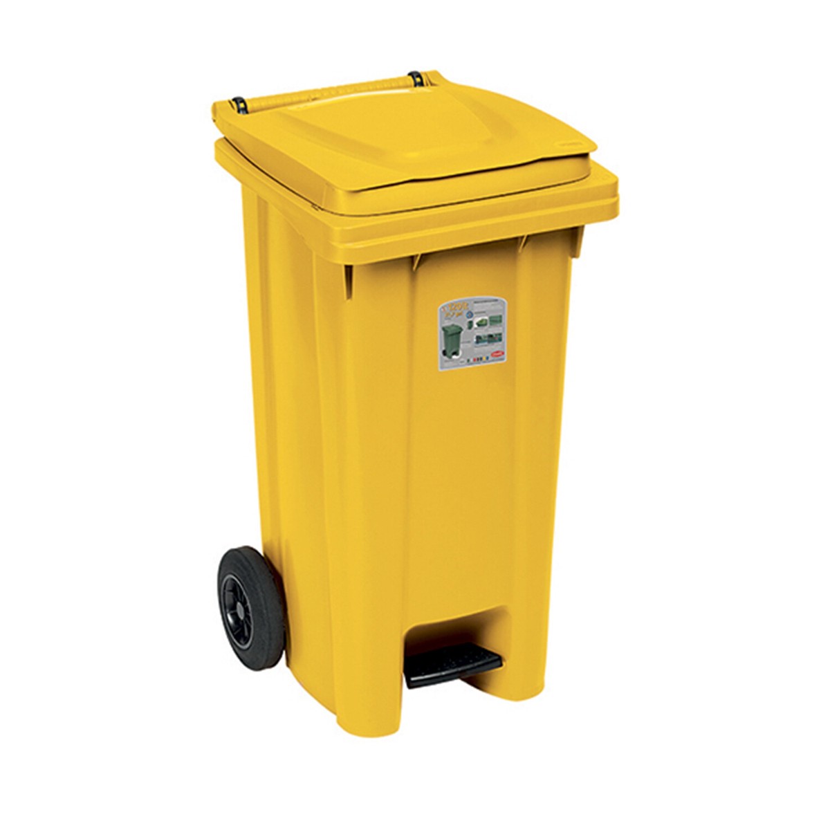 Bidone Bidoncino Pattumiera Plastica Raccolta Differenziata Rifiuti Giallo 20 Lt 076du 85093875 - Foto 7