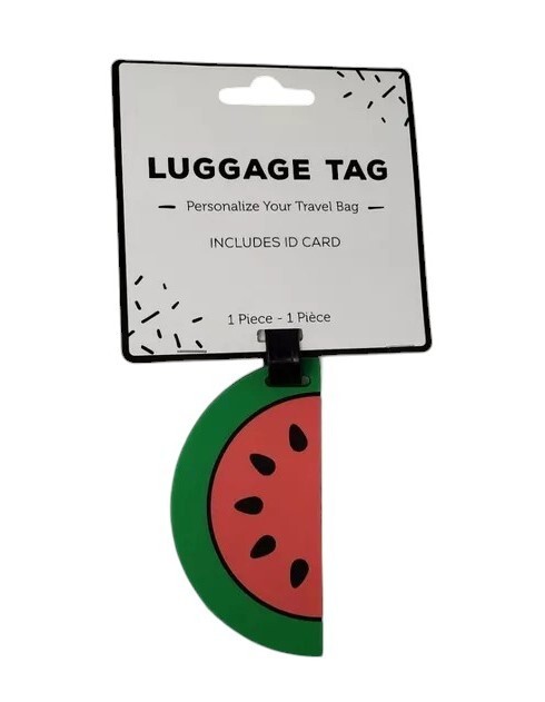 Rubber Luggage Tag New Watermelon Slice