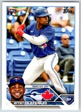 2023 TOPPS UPDATE SERIES WYNTON BERNARD RC TORONTO BLUE JAYS #US293