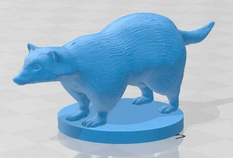 Giant Badger Mini - DND - Pathfinder - Dungeons & Dragons - RPG - Tabletop - mz4