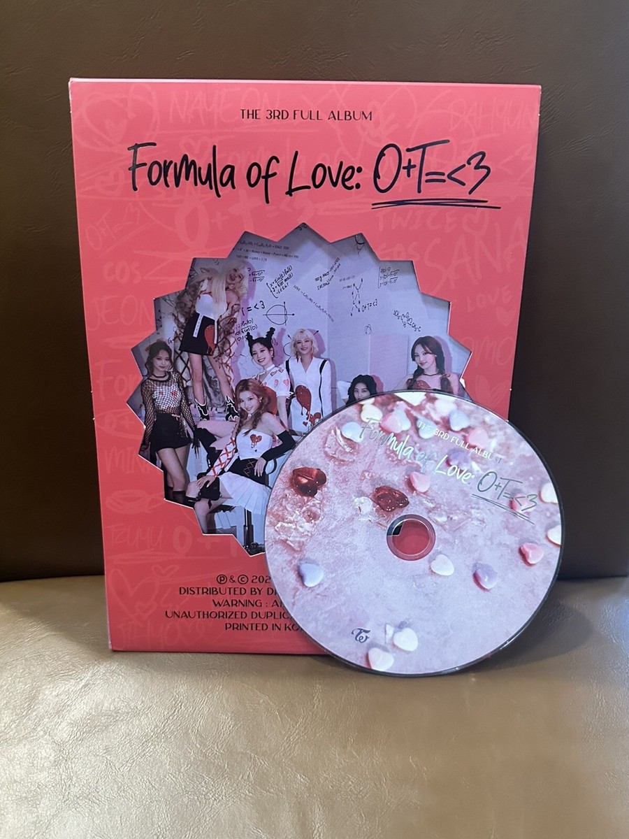 TWICE 3RD ALBUM [Formula of Love: O+T= 3] BREAK IT VERSION CD +