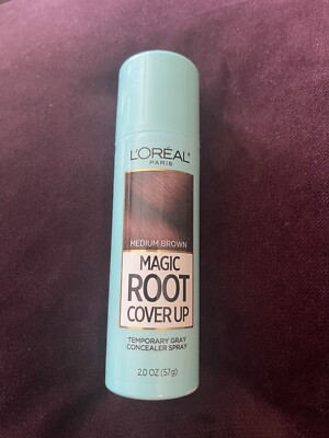 L'Oreal Paris Magic Root Cover Up  Concealer Spray, Dark brown. 2fl Oz.