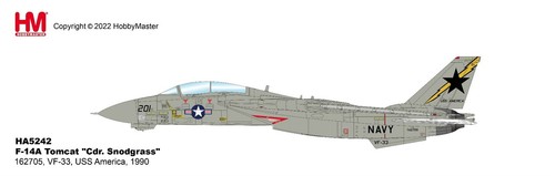 Hobby Master 1/72 F-14A Tomcat VF-33 Starfighters AB201 Dale Snodgrass HA5242 - Picture 7 of 7