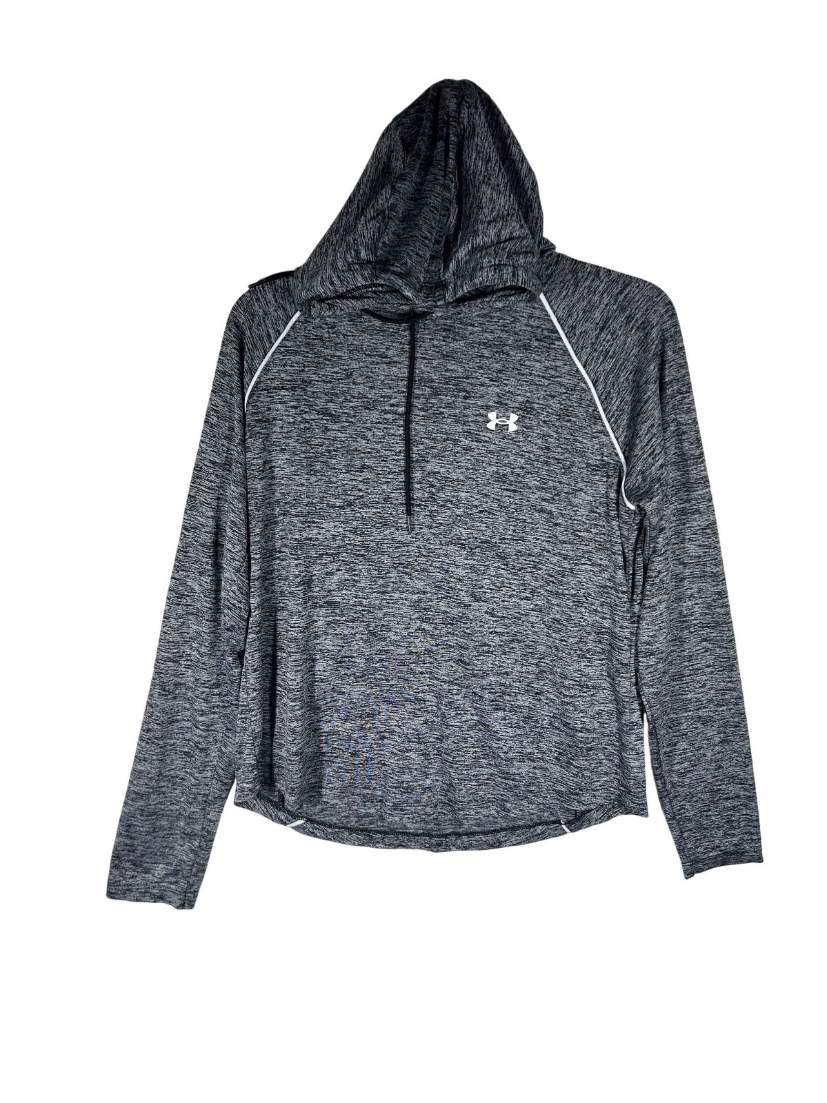 Under Armour Women's L/S Gray Pullover Hoodie Lightweight Athletic Wear Size L