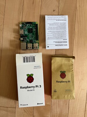 Raspberry Pi 3 Model B Quad Core 1.2ghz 64bit CPU 1gb RAM WiFi & Bluetooth 4.1