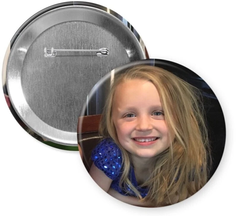 BOTONES PINBACK PERSONALIZADOS ¡Cuatro tamaños!  Pin Personalizado Crea el Tuyo Propio Foto 4 de 4