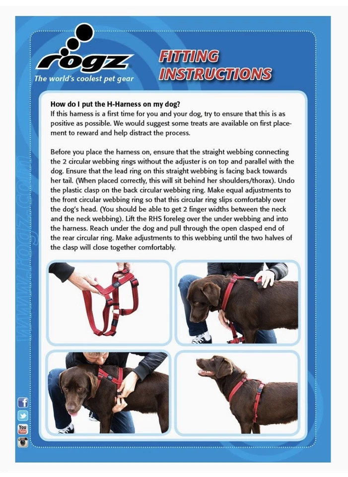 No Choke Dog Harness Aqua Blue Large Easy On and Off Adjustable Reflective NWOT - Image 2 of 3