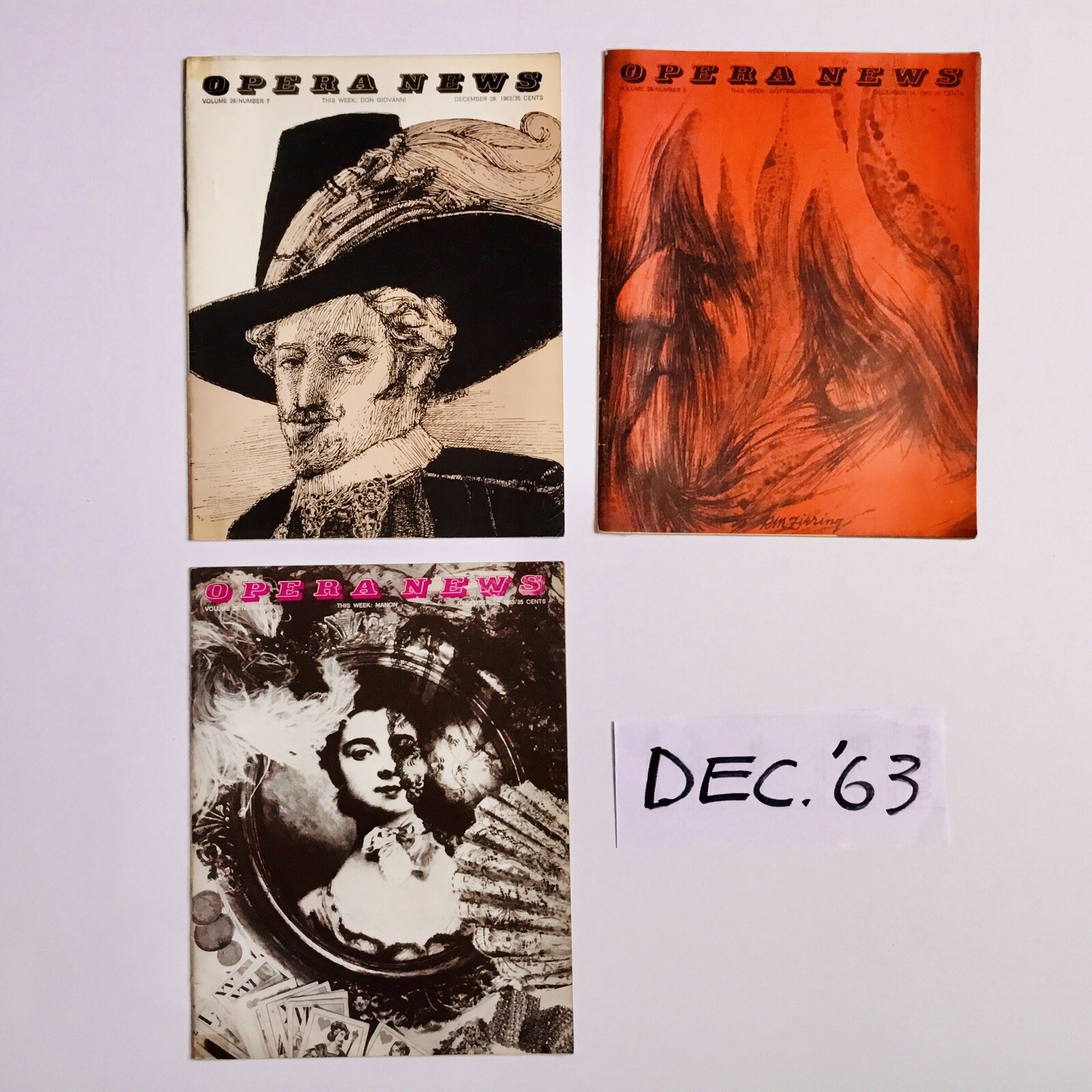 Opera News Magazine 1963 Collection (24 Issues) + Binder eBay