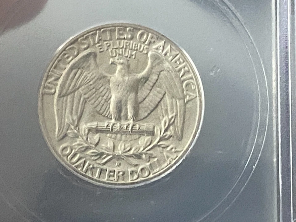 1961D WASHINGTON QUARTER ICG MS67 , VERY RARE IN THIS HIGH CONDITION - Image 3 of 4