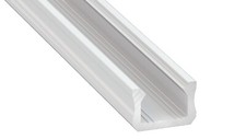 1m K0 LED profile extrusion channel, painted white, diffuser, strip light 12x8mm