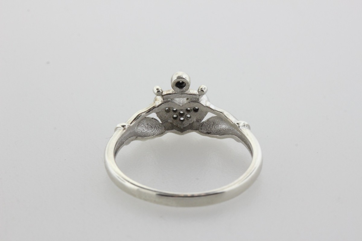 Collana Con Ciondolo A Croce Celtica In Argento Sterling 925 Con Motivo Claddagh, Gioielli Celtici - Italia - Foto 9