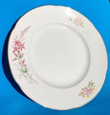 Piatti piani porcellana RICHARD GINORI fiori e bordo dorato