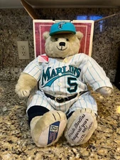 Cooperstown Bears 1993 Florida Marlins Inaugural Year Teddy Bear #d 350/2500 20"