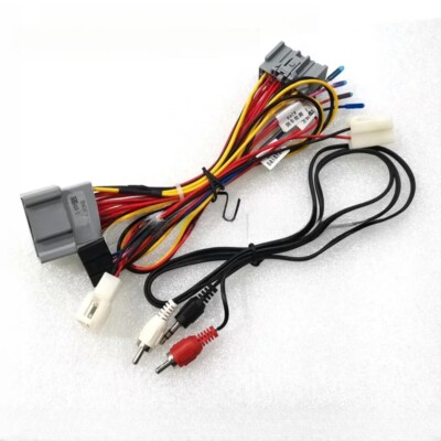 Car Radio 16 Pin Wiring Harness Plug Power Cable For Volvo S40 C30 C70 Video