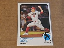 2022 Topps Heritage High Number #711 Jhonathan Diaz RC SP Nmmt