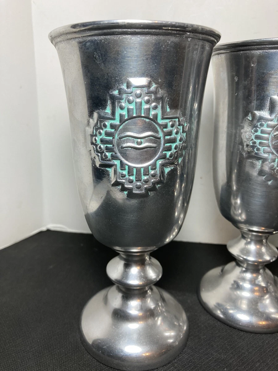 Antique Pewter Goblet