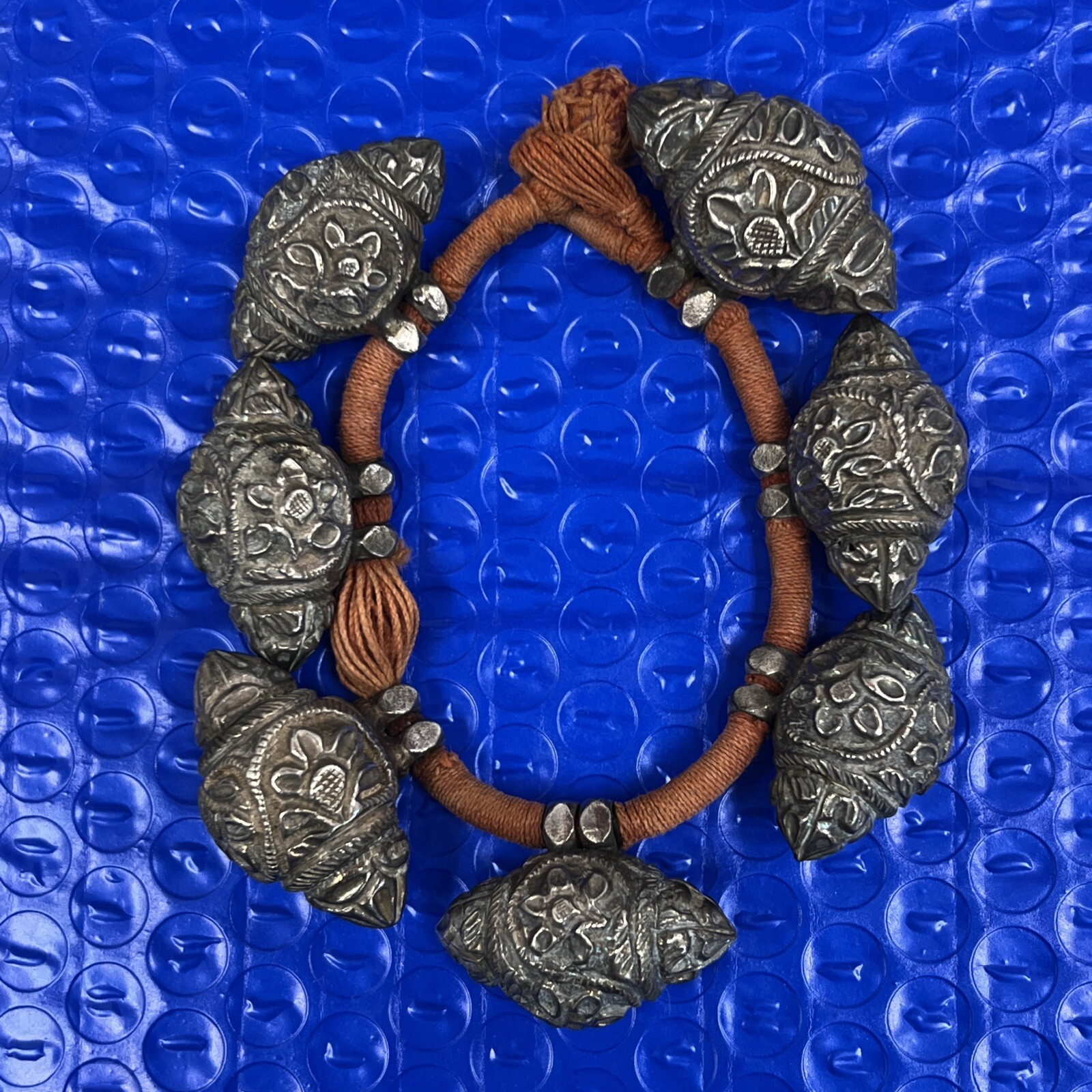 ️HEAVY STERLING SILVER Decorative Ball ROPE BALL BRA… Gem