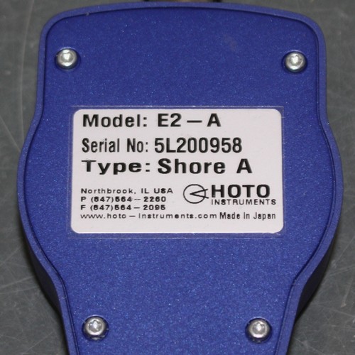 Hoto Instruments Durometer Tester E2-A, Type Shore A, 0-100 Hardness, Dial - Picture 6 of 8