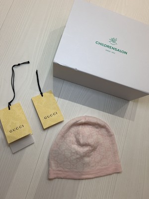 Original Gucci Wollmütze Baby Rosa Größe Small 42 (0-6M)