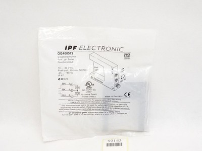 IPF electronic fork photoelectric sensor OG400572/new original packaging