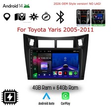 For Toyota Yaris 2005-2012 Android 15 Car Stereo Gps Carplay Android Auto 464 For Toyota Yaris 2005-2012 Android 15 Car Stereo Gps Carplay Android Auto 464