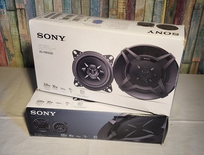4x Sony XS-FB1030 3Way Speaker Lautsprecher Koax-Syste Mega Bass 10cm 4'' NEU+OVP