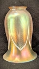 Antique Steuben Iridescent Art Glass Lamp Shade