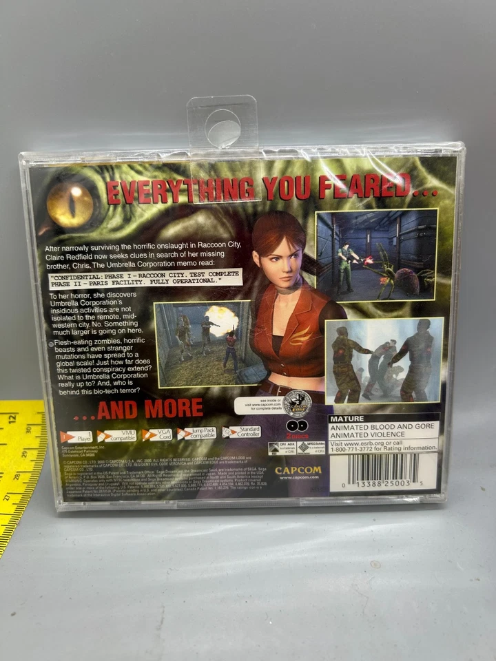 Resident Evil Code Veronica Sega Dreamcast SEALED NEW CIB NIB Unused - Image 4 of 4