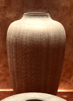 Designer Guaxs Glas Vase Baobab XL rauchgrau x nur 1