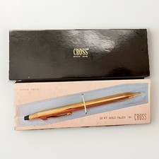 Vintage Cross Ballpoint Pen 12KT Gold Filled c.1946 w/ Box