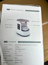 Electric Makeup Brush Cleaning Machine USB Powered White ABS/PC/TPE HZ-006
