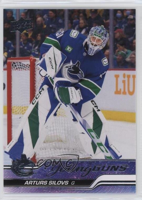 2023-24 Upper Deck Series 2 Young Guns Arturs Silovs #485 17yz