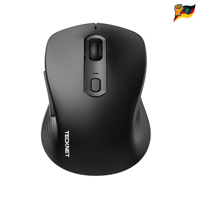 Bluetooth Maus 3 Geräte Tri Mode 4800 DPI 6 Tasten