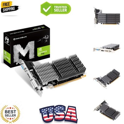 GEFORCE GT 710 2GB Low Profile Ready Small Form Factor Video Graphics Card GP...