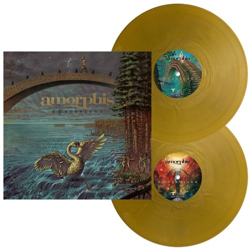 Amorphis - Borderland("bones" Gold Opaque Vinyl Lp) 2 Vinyl LP Neuf prezzo ebay