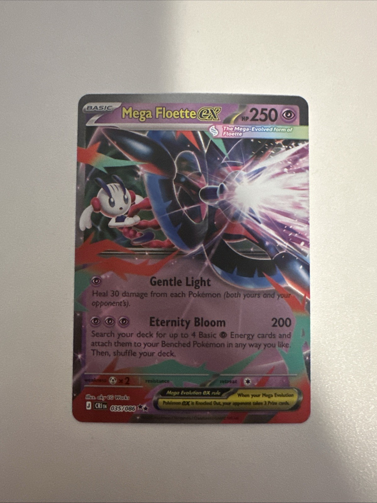 Mega Floette ex 035/086 Me04: Chaos Rising Holo