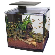 Superfish Qubiq 60 PRO Aquarium Nano Fish Tank Integrated Filter, LED Light 60L