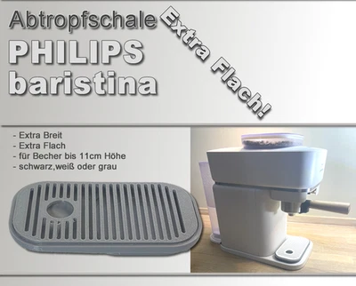 RU3D Tropfschale Philips baristina, extra breit, extra flach, Abtropfschale niedrig