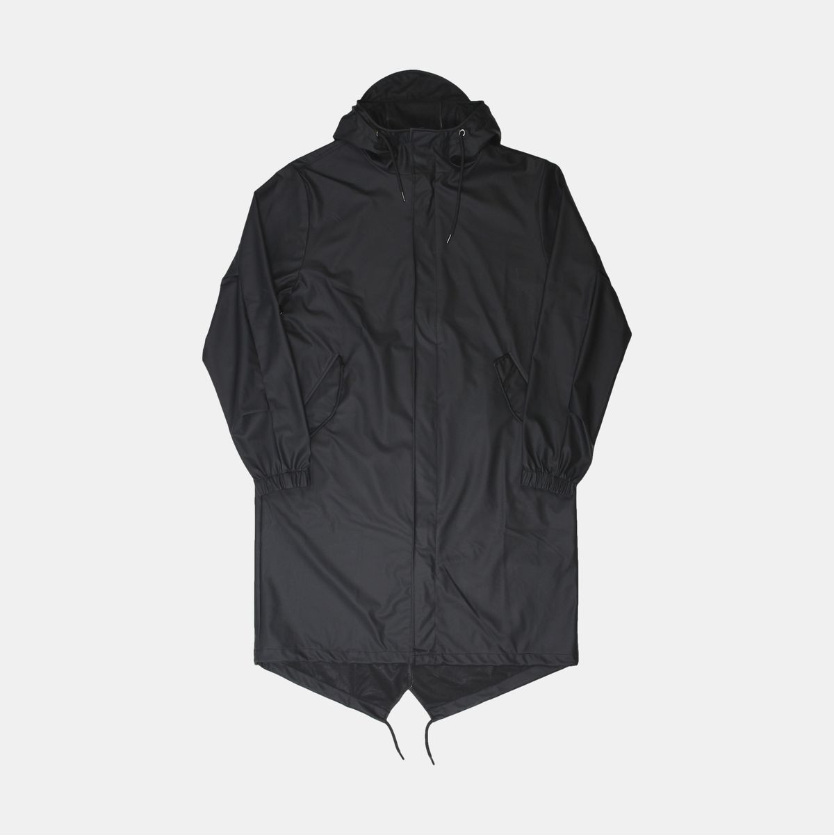 Rains Fishtail Parka / Size L / Long / Mens / Black / Polyurethane
