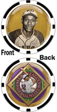 SATCHELL PAIGE - NEGRO LEAGUE HALL OF FAMER - COMMEMORATIVE POKER CHIP