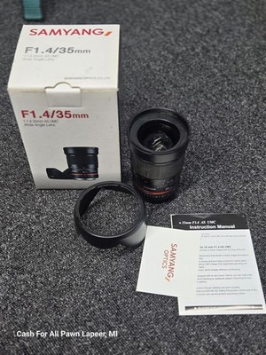 Samyang 35mm f/1.4 MF AS UMC Lens Photo wide angle sy35m-c